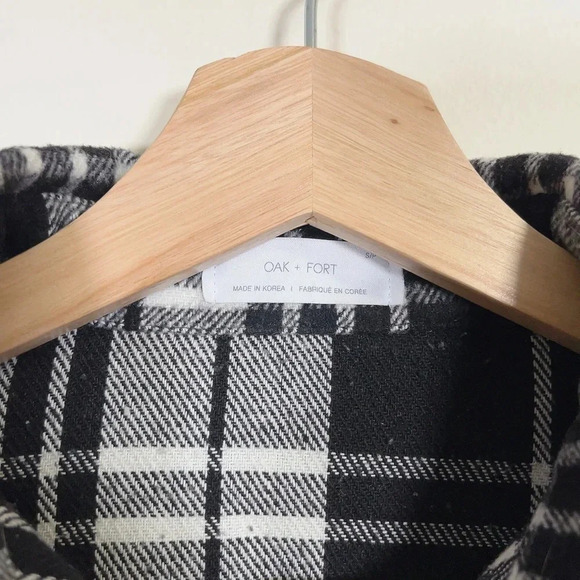 OAK + FORT |  PLAID SHACKET - Picture 10 of 14
